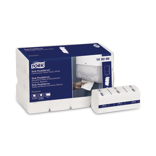 Toalla de Mano Continua Tork PeakServe, Blanco, 270 Toallas por Paquete